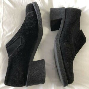 Aquatalia by Marvin K Black Square Booties Shoes Womens Sz 8.5 Made in Italy.